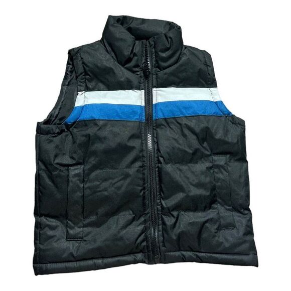 Youth Boys Cambridge Classics Color Block Warm Puffer Outdoor Vest - Sz 5 - Picture 1 of 1